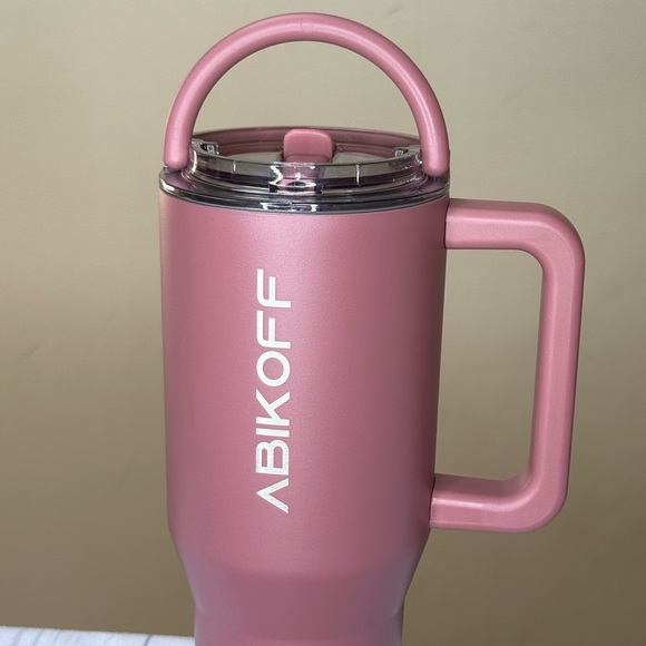ABIKOFF 30oz Reusable Insulated Tumbler with Handle - Picture 5 of 7